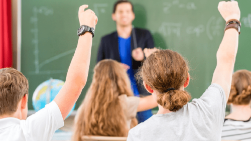 Schüler melden sich