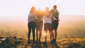 Alumni Group Sunset