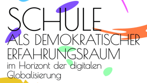 Poster zur Tagung: "Schule als demokratischer Erfahrungsraum"