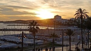 Sonnenuntergang am Strand