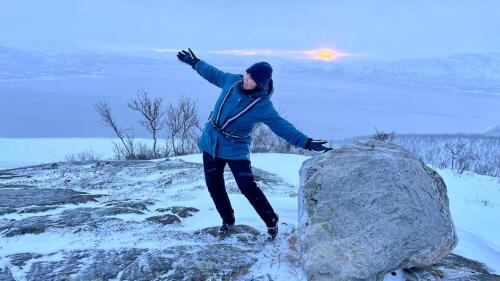 Kassandra auf ESN-Reise in Lappland
