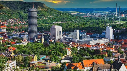 The city centre of Jena