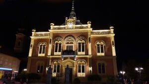 Der Bischofspalast Vladičanski Dvor in Serbiens zweitgrößter Stadt Novi Sad.