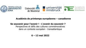 Teilnehmende der europäisch-kanadischen Frühjahrs- und Herbstakademie 2022