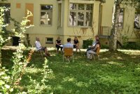 Im Garten des ZLB
